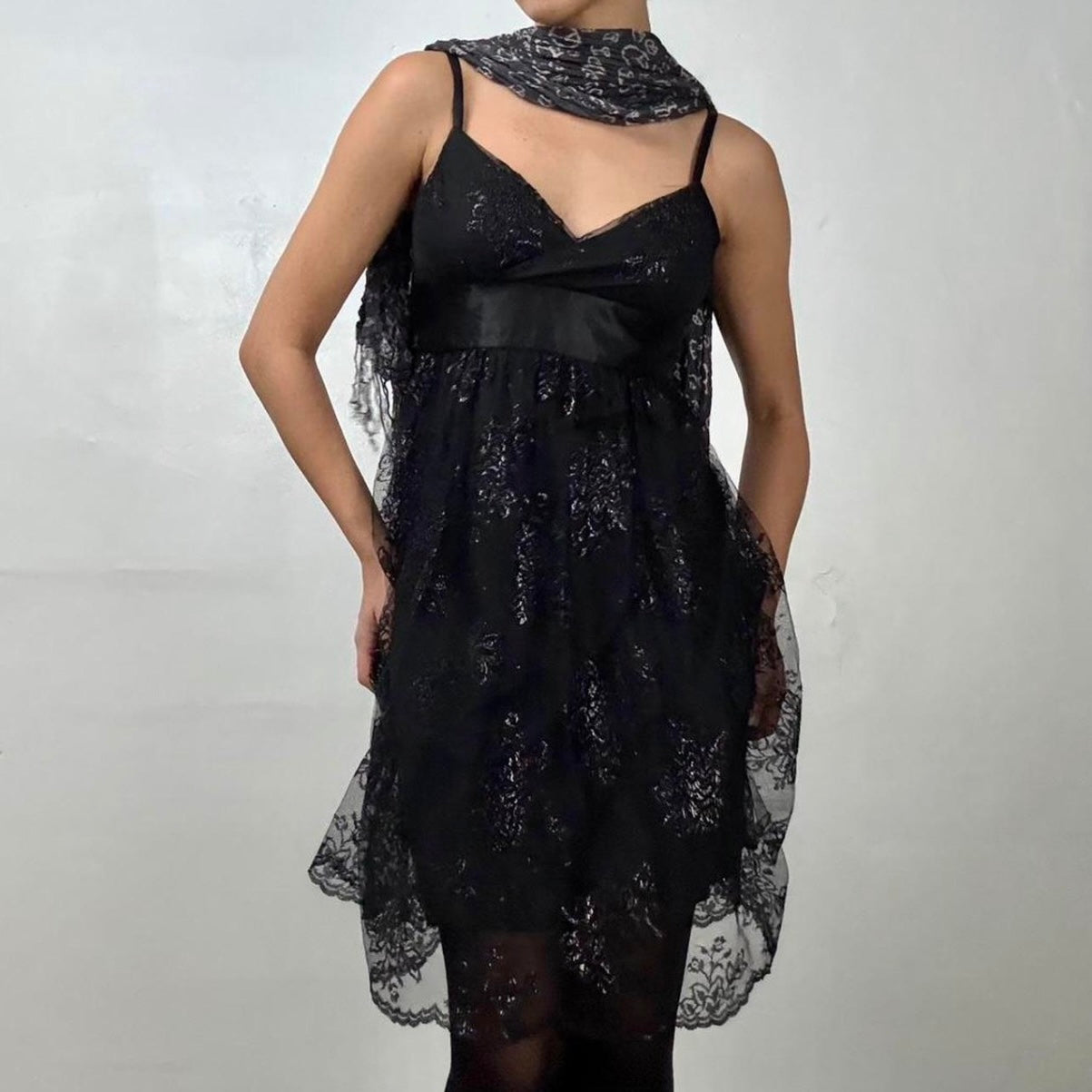 Tulle Lace Babydoll Dress
