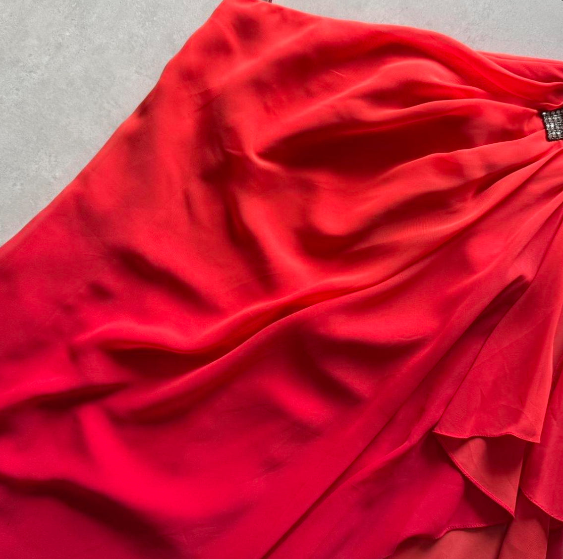 Caché Red Toga Dress