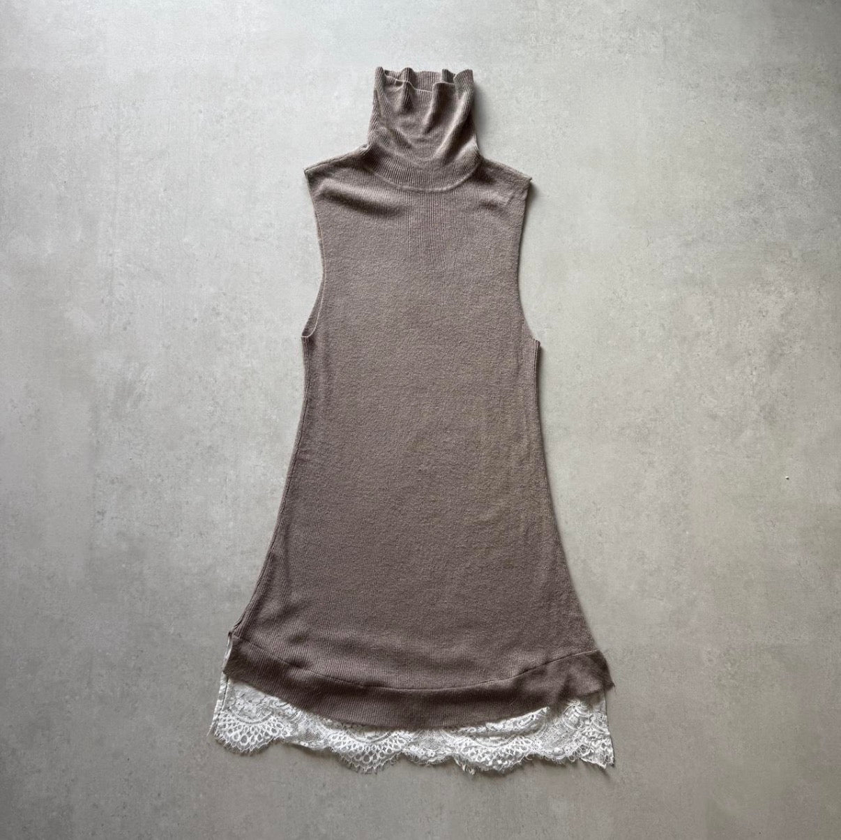 Knit Turtleneck Dress