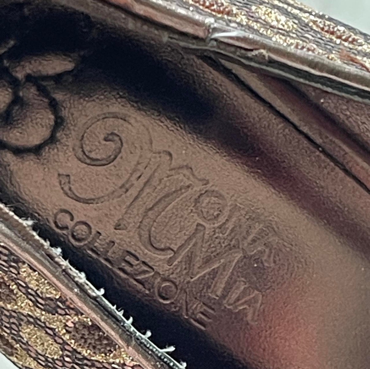 Metallic Double Platform Heels