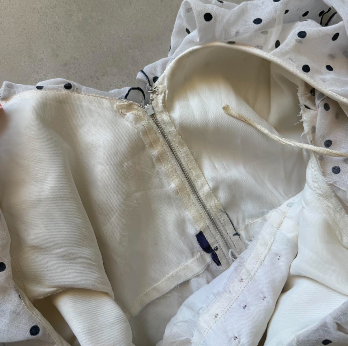 Polka Dot Ruffle Maxi Dress